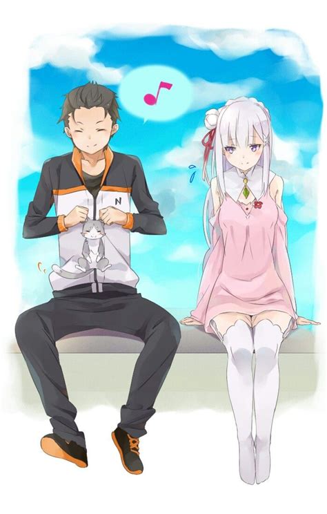 Subaru And Emilia Rezero All Anime Anime Love Manga Anime Subaru