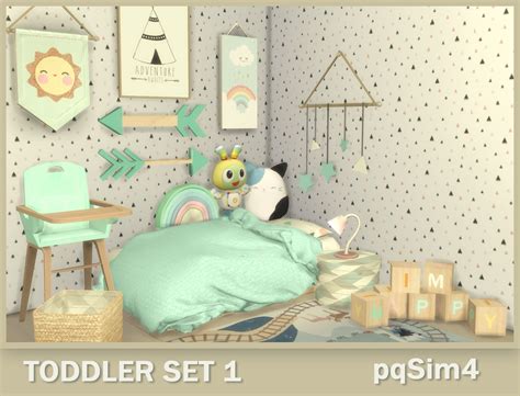 Emily Cc Finds Toddler Set 1 By Pqsim4 Created For The Sims 4