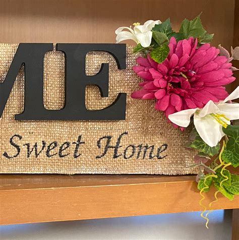 Home Sweet Home Wall Decor Etsy