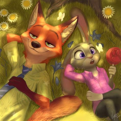 Nick And Judy Zootopia Fan Art By Vy Riss On Deviantart Zootopia
