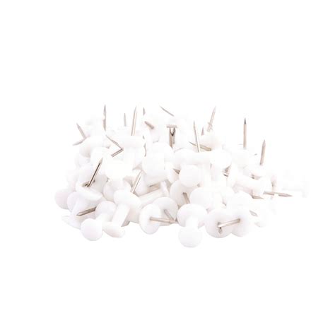 Westcott Push Pins White Pack Of 100 Grand And Toy