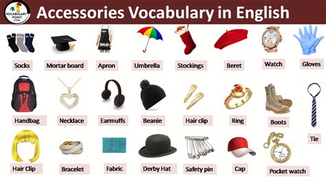 Clothes And Accessories Vocabulary List Archives Vocabulary Point
