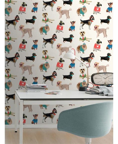 Dog Print Wallpaper Uk Mural Wall