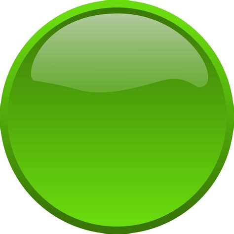 Clipart Button Green