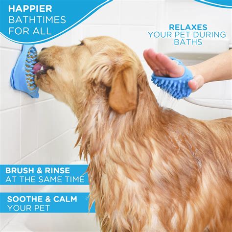 Aquapaw Dog Bath Brush - Sprayer and Scrubber Tool in One - Indoor