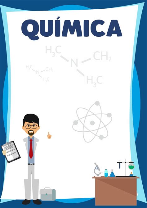 Carátula De Química Recursos Educativos Para Maestros