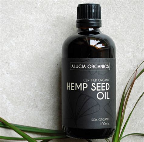 Organic Hemp Seed Oil By Alucia Organics