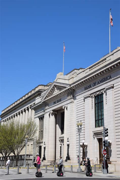 Pnc bank is united states stock traded on new york stock exchange PNC Bank And Bank Of America In Washington DC Editorial ...