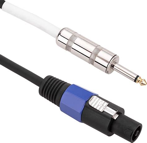 Bematik Cable Speakon Altavoces Nl2 A Jack 63mm 2x15mm 15ga 2m