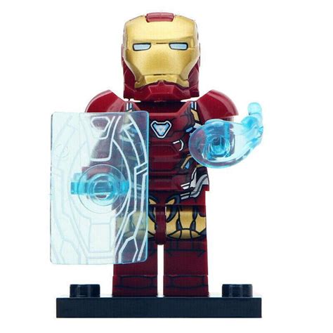 New Iron Man Mark 85 Suit With Shield Avengers Endgame Marvel Lego