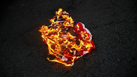 Burning Of American Flag Gets 3 Protesters Arrested Fox News