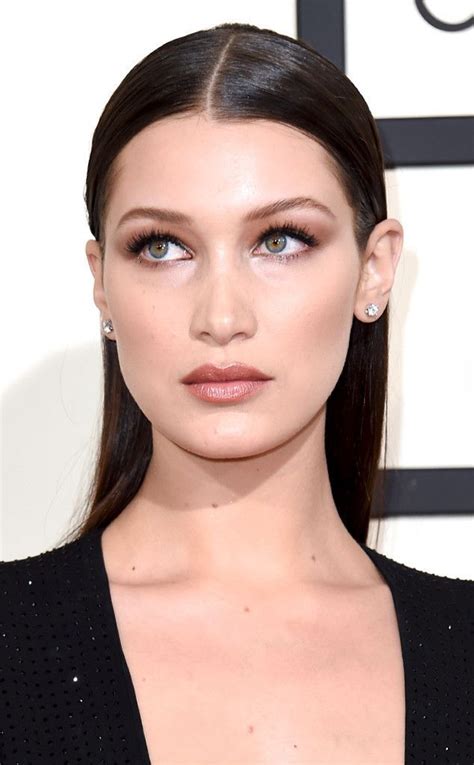 bella hadid from best beauty at the 2016 grammys another play on usual smoky eye was bella s