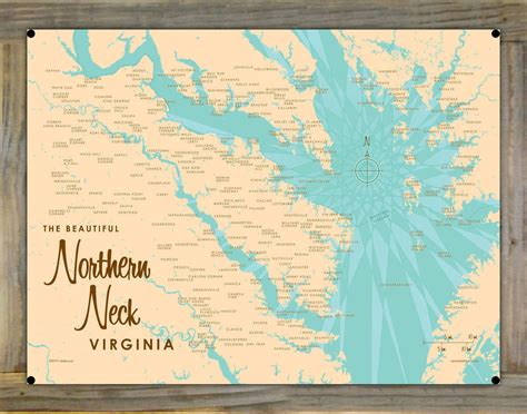 Map Of Northern Neck Of Virginia World Map