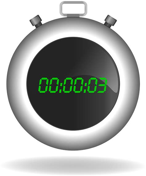 Seconds Time Clock Clipart Large Size Png Image Pikpng