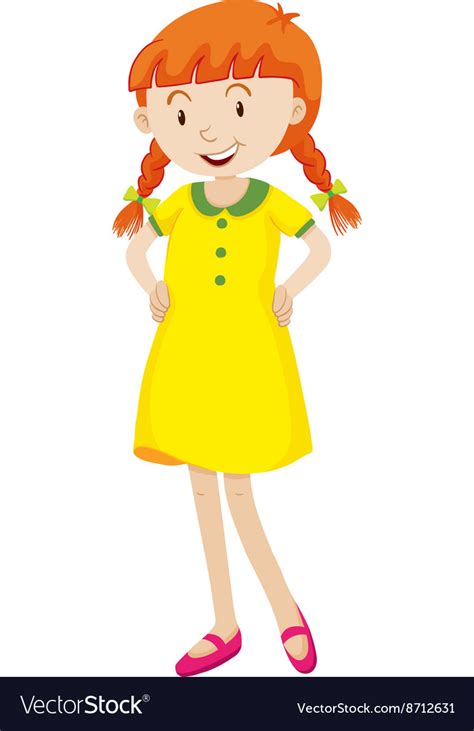 Girl Yellow Dress Telegraph