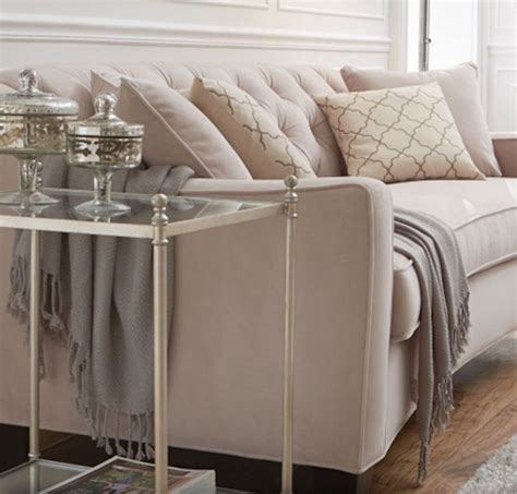 Dressed in beige linen fabric, the humblenest farmers market tufted linen sofa with nailhead trim makes a designer statement that matches almost any room décor. Horchow Lindenwood STYLE Curved One Cushion Tufted Sofa ...
