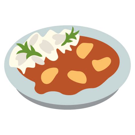 Curry And Rice Emoji For Facebook Email SMS ID Emoji Co Uk