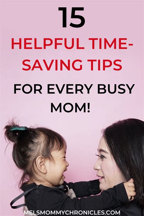 Time Saving Tips For Moms Saving Tips Working Moms Parenting