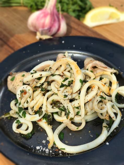 Ma recette de calamars en persillade