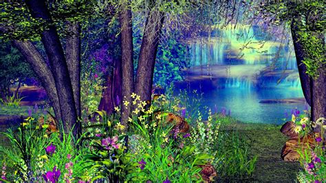 Mystical Spring Flowers Wallpapers Wallpaper Cave