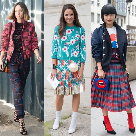 Street Style That Proves You Can Mix And Match Bold Prints Mix And Match Fashion Pattern
