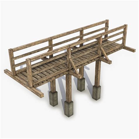 Plank Bridge 3d Models For Download Turbosquid