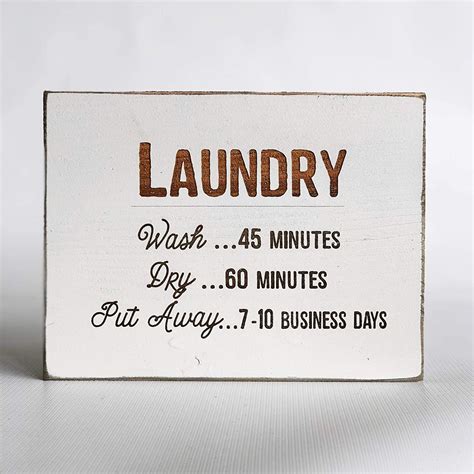 Wood Laundry Room Sign Laundry Sign Laundry Room Decor Laundry Schedule