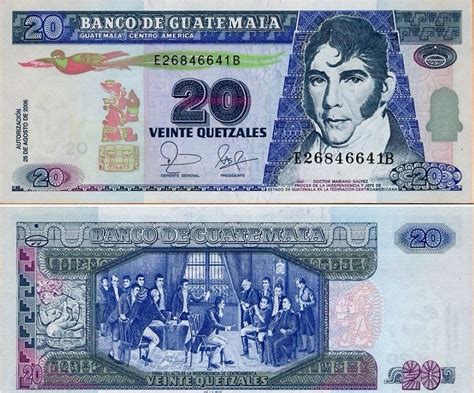 Quetzal Guatemalteco Monedas Y Billetes En Circulación Cambiatores
