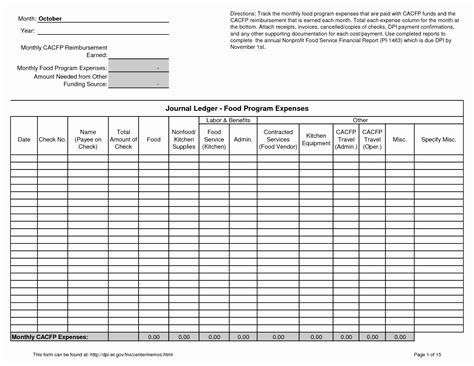 Free Accounting Spreadsheet Templates For Small Business New Cost In