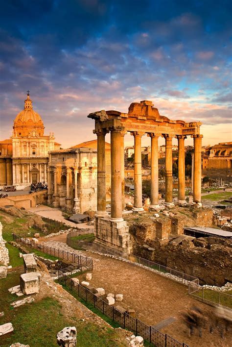 Templo De Saturno En El Foro De Roma Fue Erigido En El 498 Aec