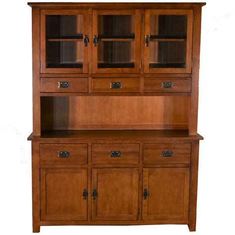 Mission 6 Door And 6 Drawer China Cabinet Michaels Cherry