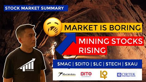 Have access to our query builder, to be able to make a list of your own conditions? MARKET IS BORING TODAY, MINING STOCKS ARE RISING | STOCK ...