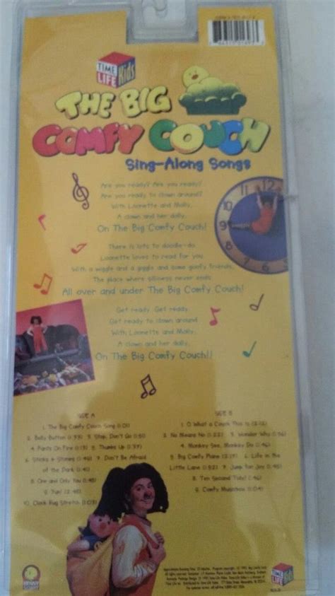 big comfy couch nip sing along songs cassette 1869687198
