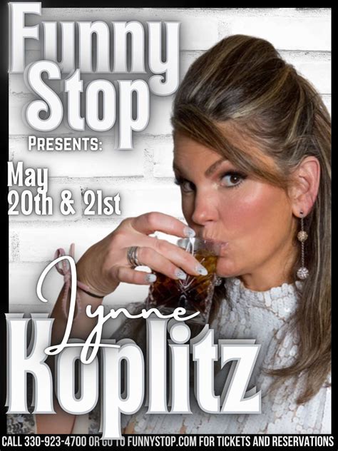 Lynne Koplitz May 20 And 21st Funny Stop Comedy Club