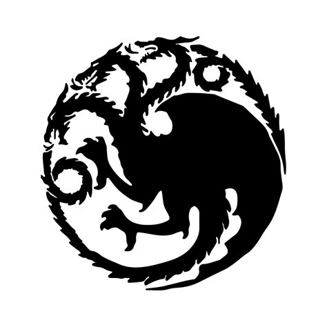 Game Of Thrones Targaryen Logo Vector Graphic Etsy