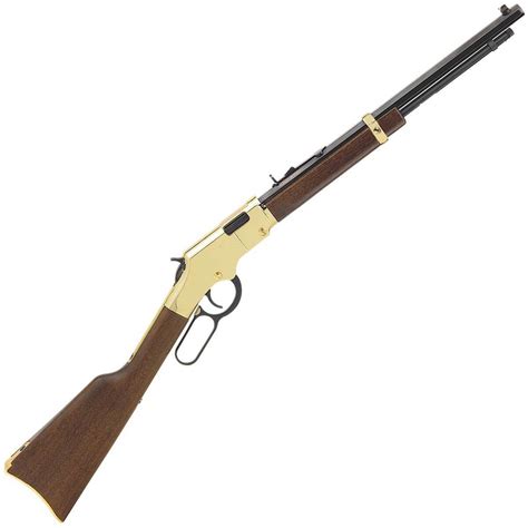 Henry Golden Boy Compact Polished Brassblued Lever Action Rifle 22
