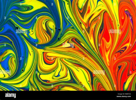 A Colourful Multicoloured Rainbow Abstract Background Of Red Orange