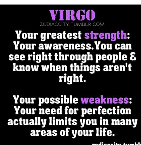 Description Of Virgo Strength Weakness Virgo Quotes Virgo Pisces