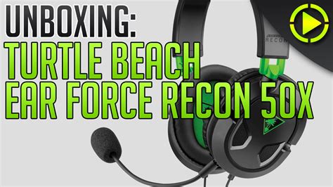 Unboxing Turtle Beach Ear Force Recon 50X Powered By Turtle Beach