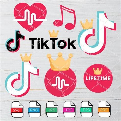 Tik Tok Svg Bundle Tik Tok Png Tik Tok Logo Vector Snapchat Logo