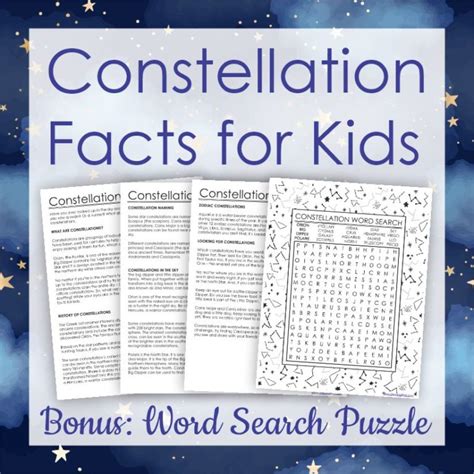 10 Constellation Facts For Kids Growing Play