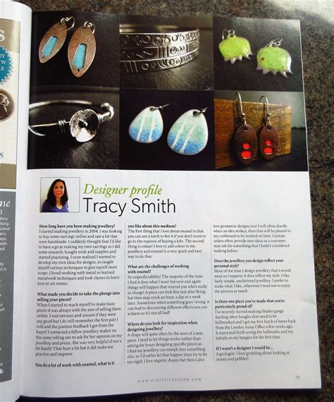 Featured In Making Jewellery Designer Profile