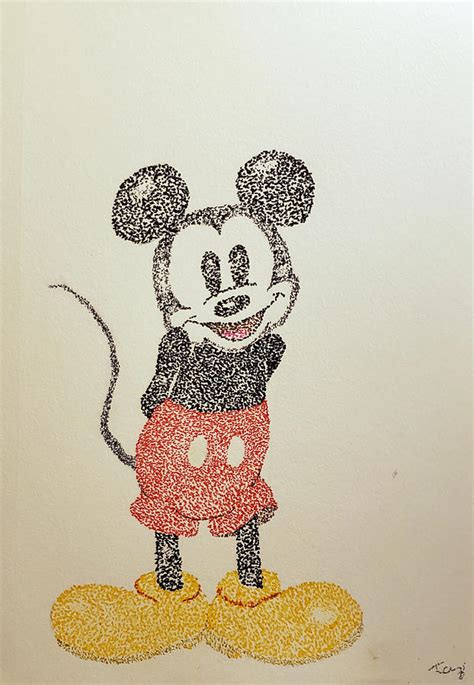 Mickey Mouse Drawing By Taryn Zard
