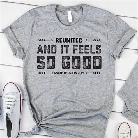 Reunited And It Feels So Good Family Reunion Shirt Bulk Etsy In Reunion Shirts Family