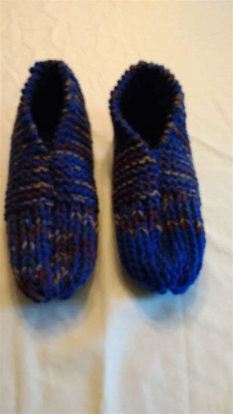 Mens Hand Knitted Slippers Knitted Slippers Slippers Shoes