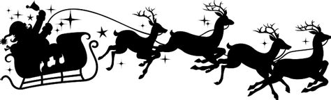 Santas Sleigh Silhouette Stock Illustration Download Image Now Istock