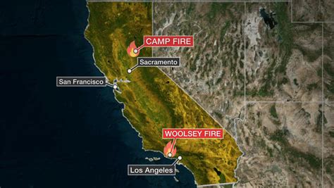 Northern California Fire Map 2018 Map
