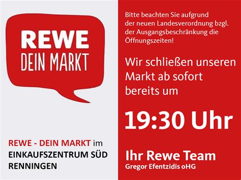 Öffnungszeiten der filialen rewe in deutschland. Rewe - Öffnungszeiten ab Sa. 12.12.2020 - Einkaufszentrum ...