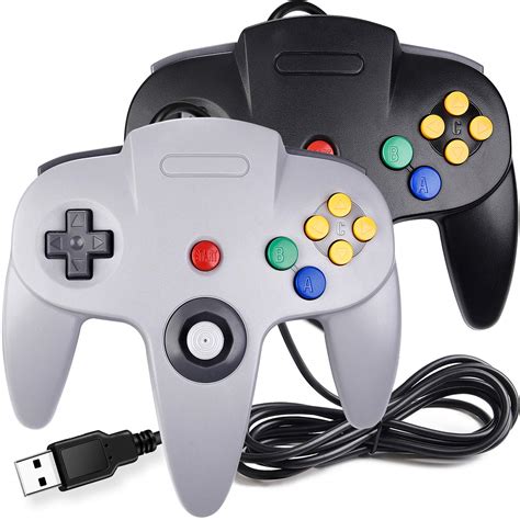 Buy 2 Pack Usb Wired N64 Controller Suily Classic N64 Pc Gamepad