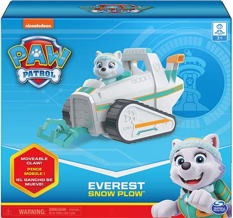 Paw Patrol Everests Snow Plow Vehicle With Collectible Figure